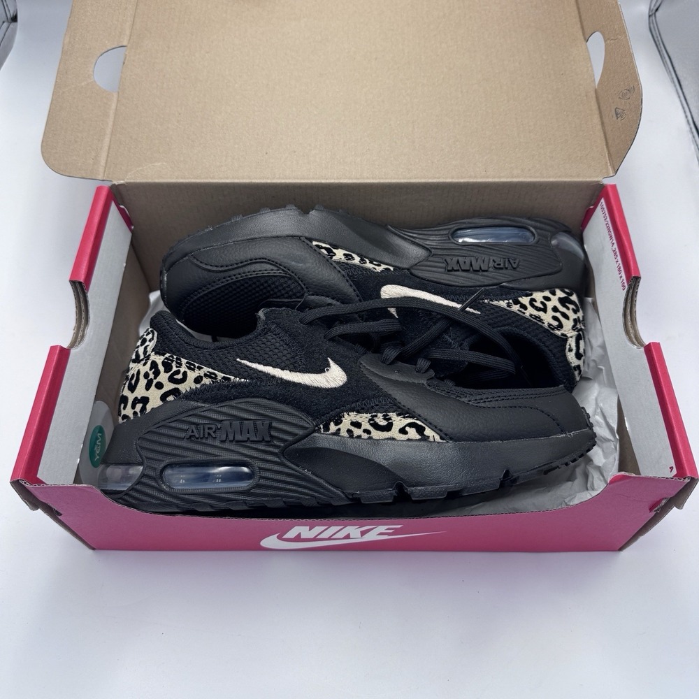 Nike Air Max Excee GPX Shoes Women Size 6 Black Hemp Athletic IO8734-010